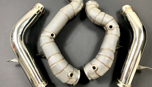 mercedes gt63 downpipes