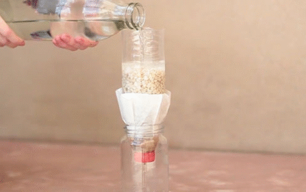 homemade water filter project