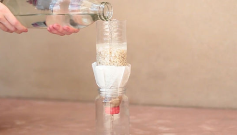 homemade water filter project