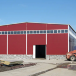 двускатные прямостенные ангары